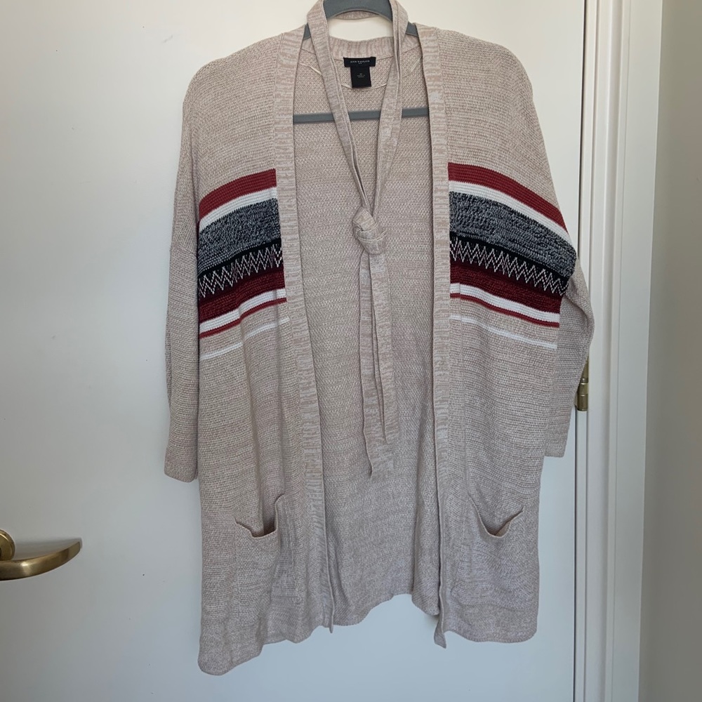 Ann Taylor open front cardigan